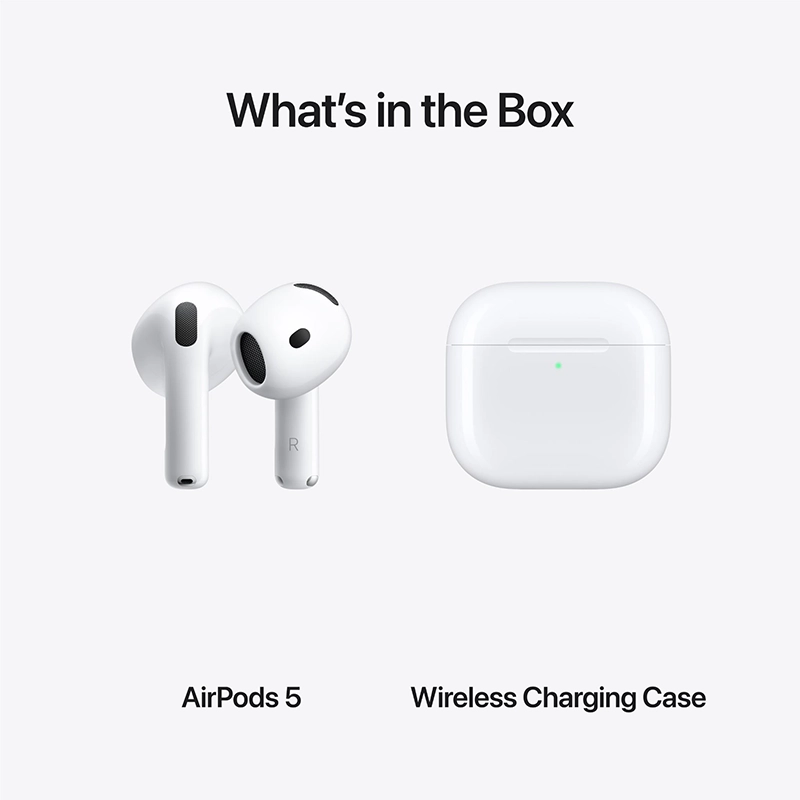 Apple AirPods 5 with Wireless Charging Case view 4